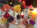 bloemen op tafel